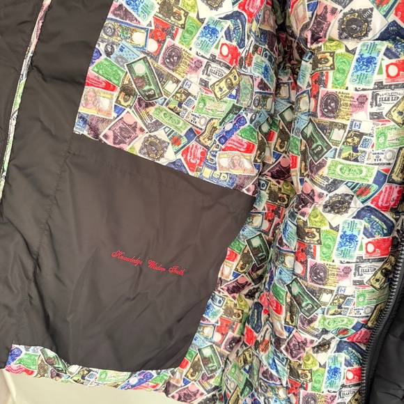 Robert Graham Hooded Black Puffer Jacket - Picture 3 of 9